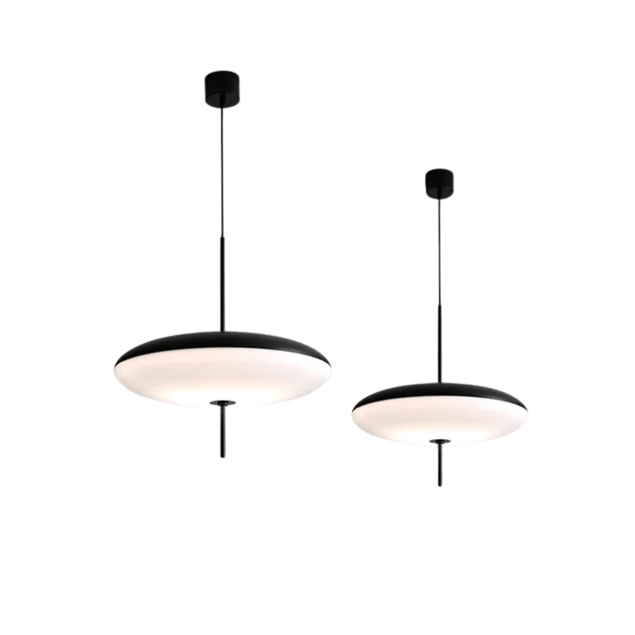 Skiva Nordic LED Ceiling Pendant Light for Dining Room, Fixtures, Saucer