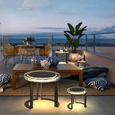 Translation missing: en.Solar Powered Garden Table with LED Lights | Skonne, Landscape Pathway Lighting, Solkveld Outdoor