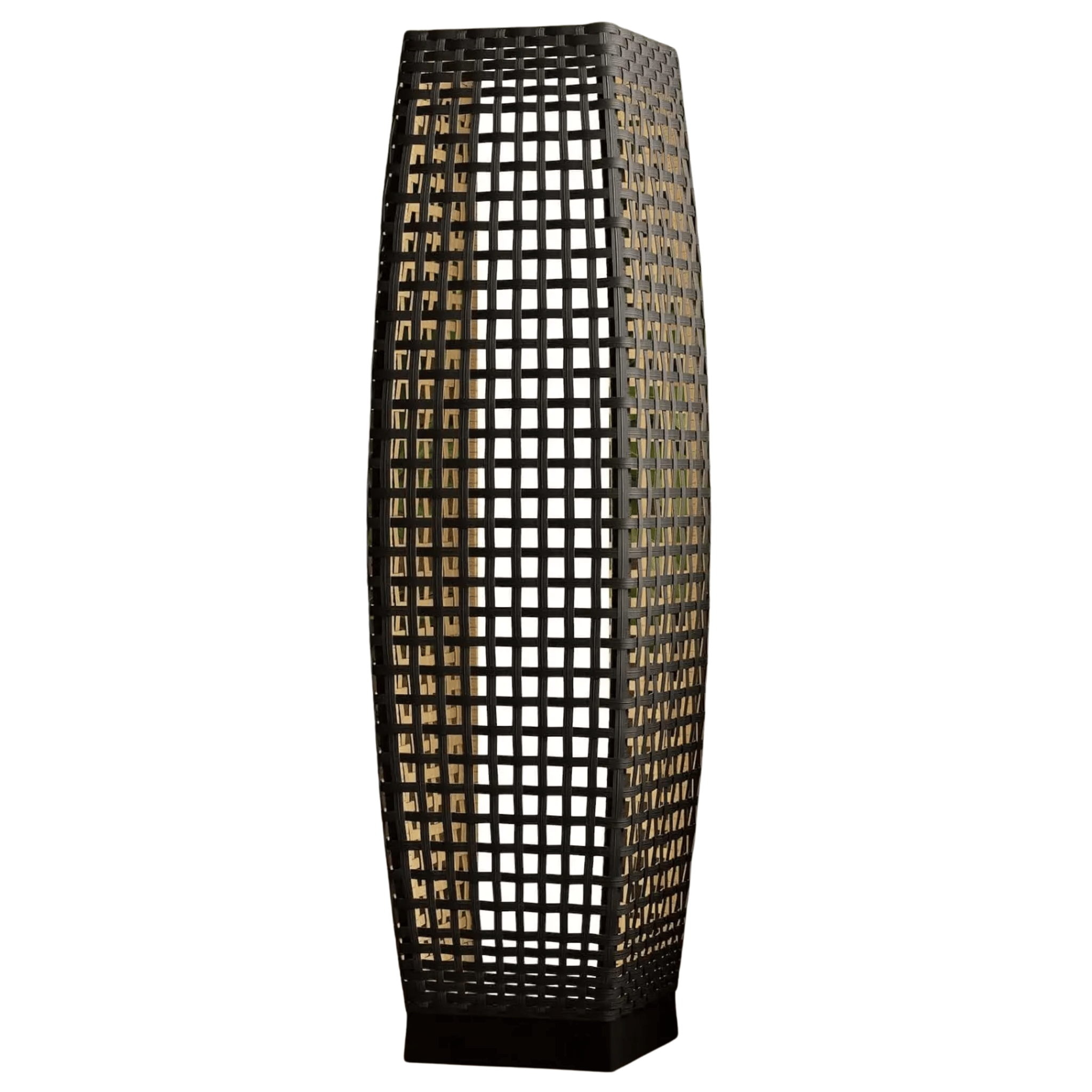 Solvik Art Deco Solar Patio Floor Lamp - No Wiring, Landscape Pathway Lighting, Outdoor