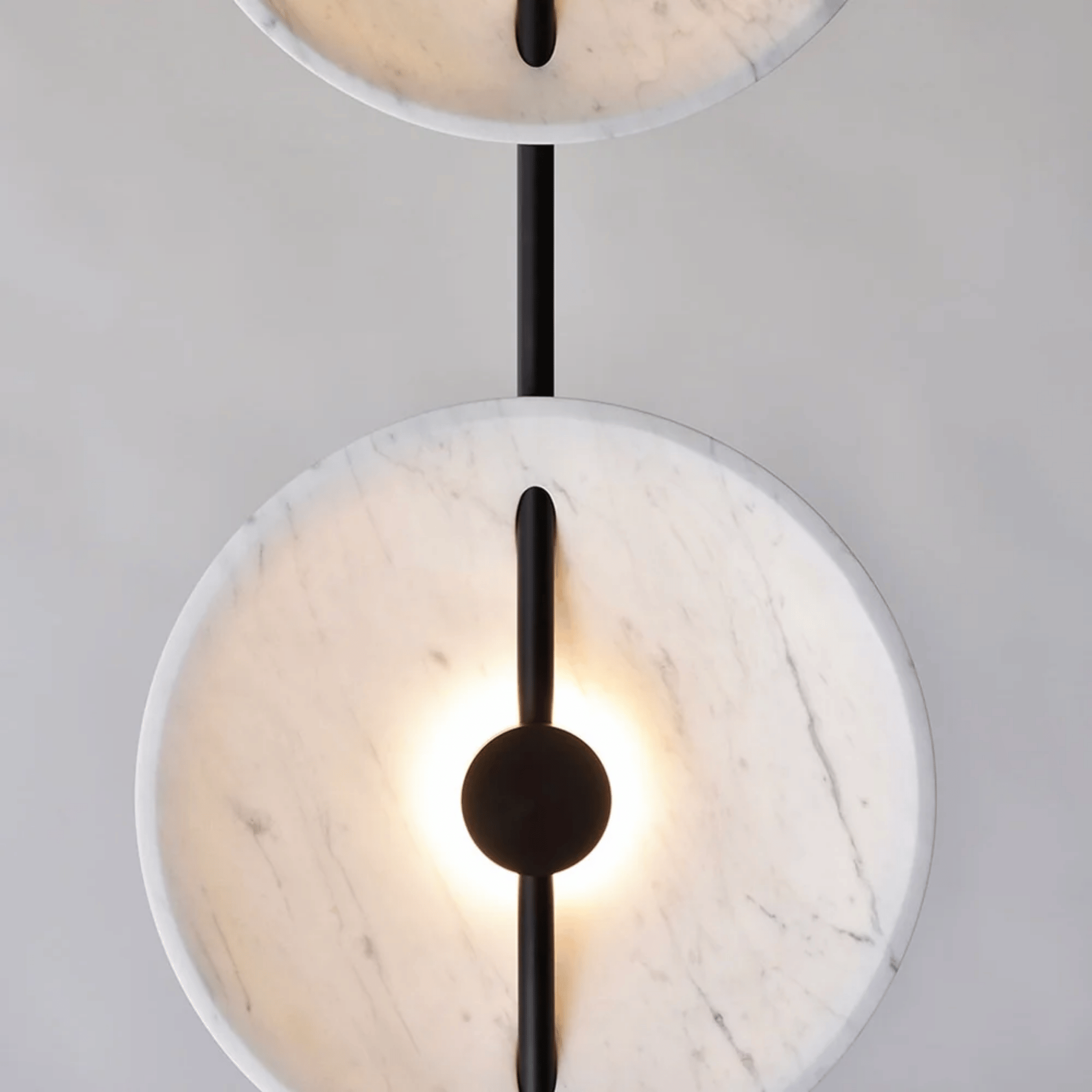 Modern Sculptural Marble Floor Lamp Warm LED Light, Lamps, Stava Base 67