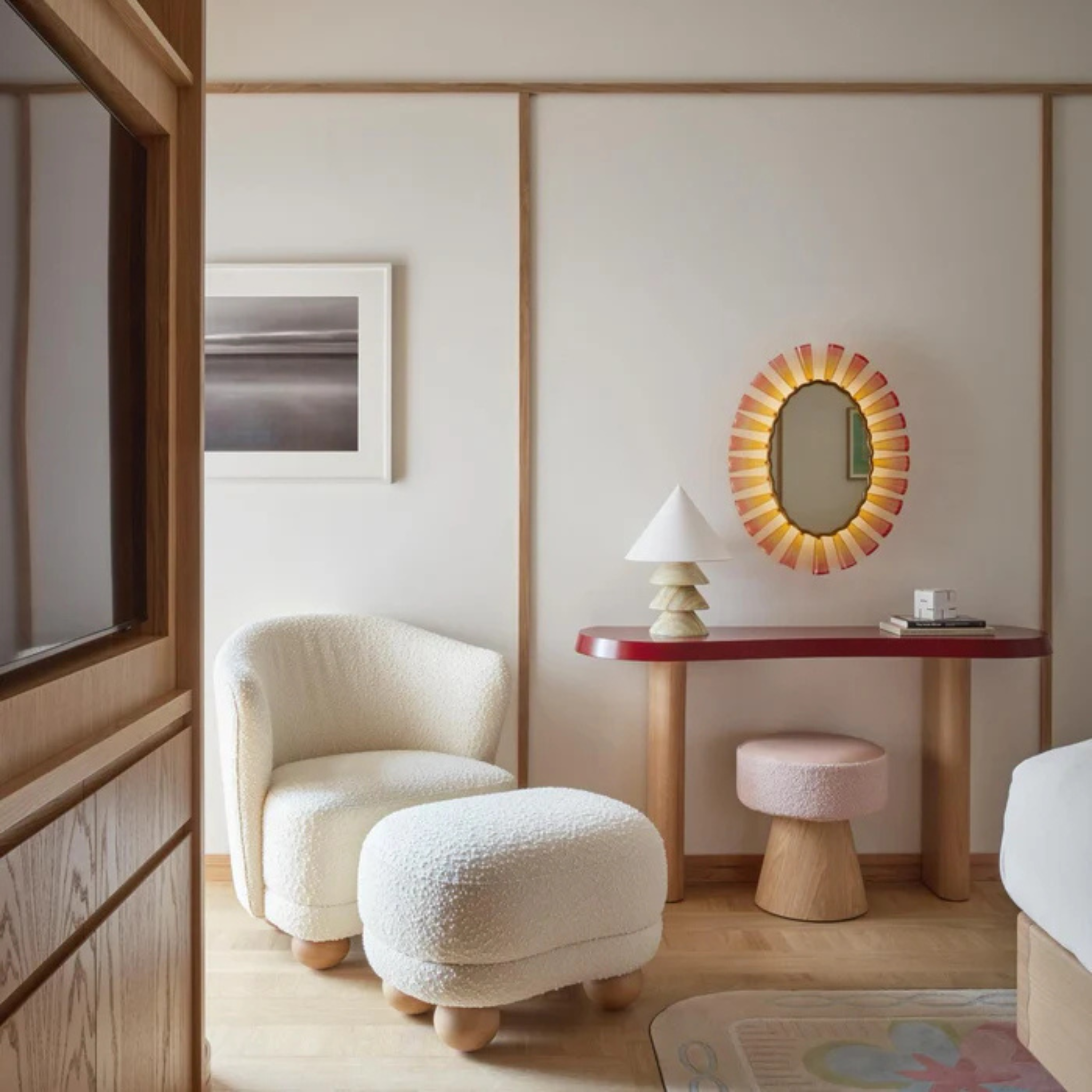 Marble Jade Table Lamp Sculptural Nordic Design, Lamps, Steinglo