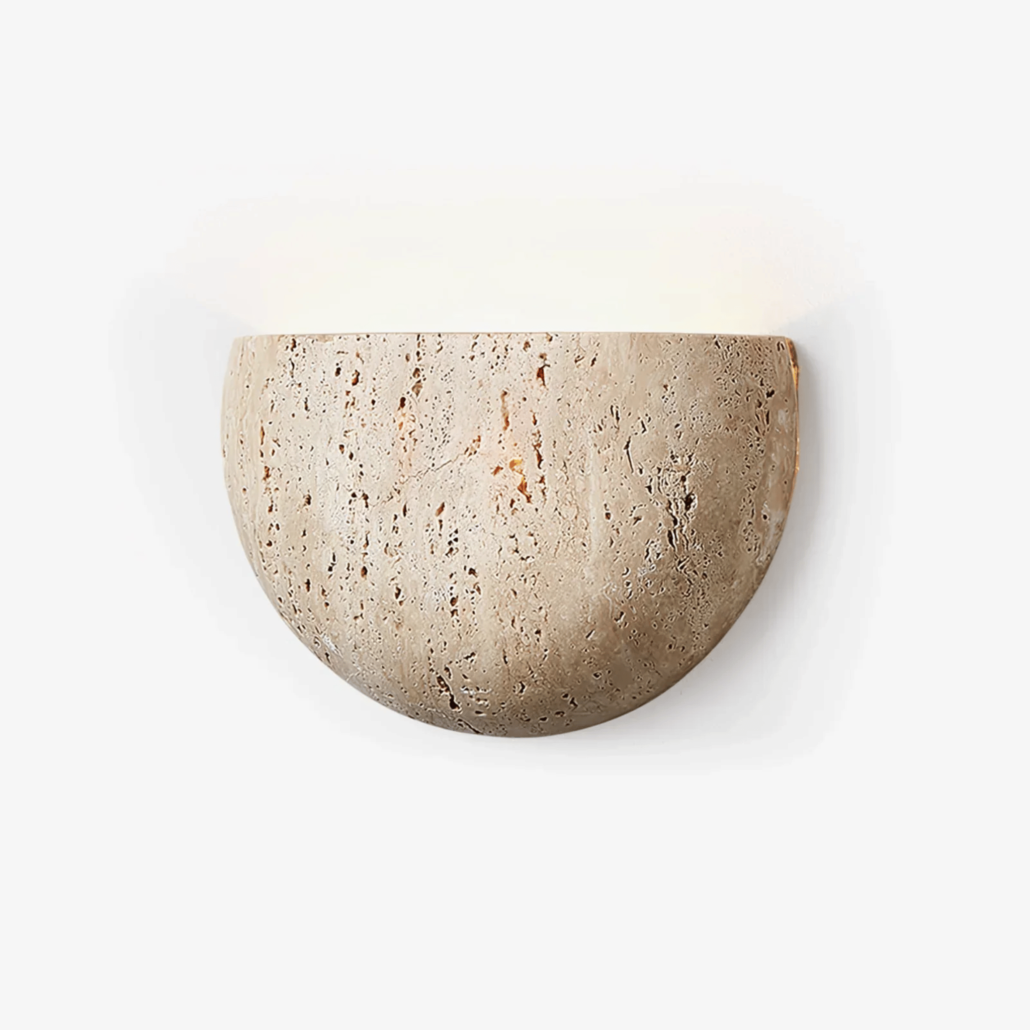 Steinvar Natural Travertine Sconce — Nordic Light, Wall Fixtures, Stone