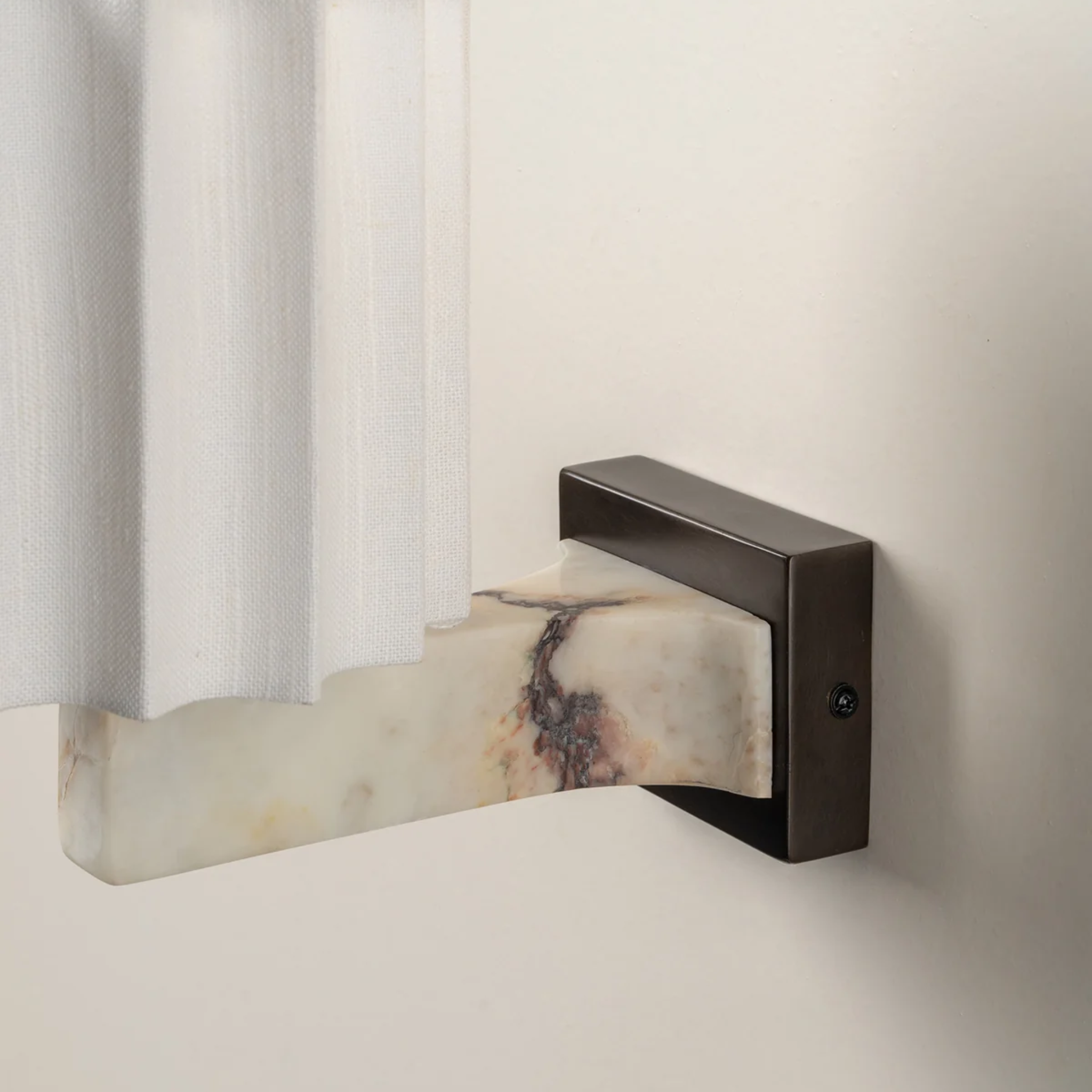 Handcrafted Natural Marble Wall Lamp Warm LED Glow, Light Fixtures, Stenglod Nordic Design