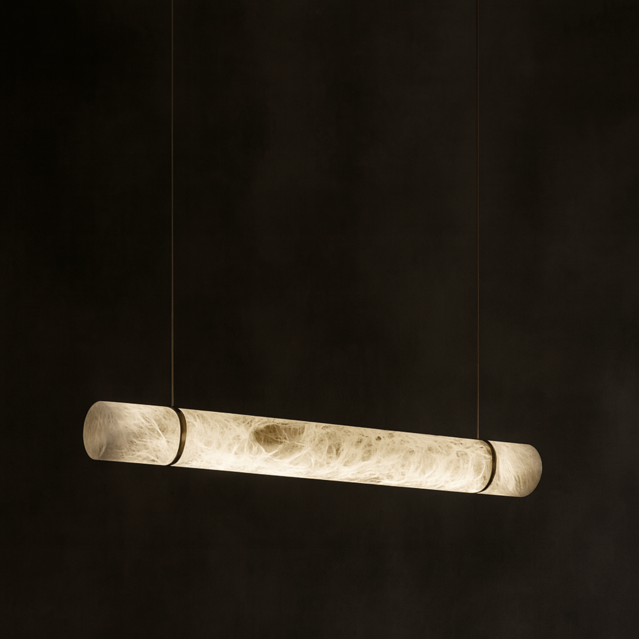 Modern Marble Beam Pendant Light for Dining Rooms, Medium / Warm light, Ceiling Fixtures, Stenlys Sculptural