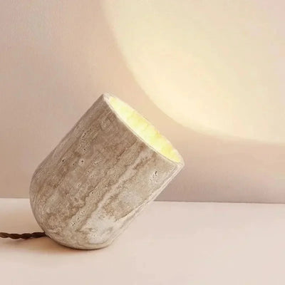 Translation missing: en.Natural Travertine Stone Table Lamp for Living Room, Lamps, Stenvarm Accent