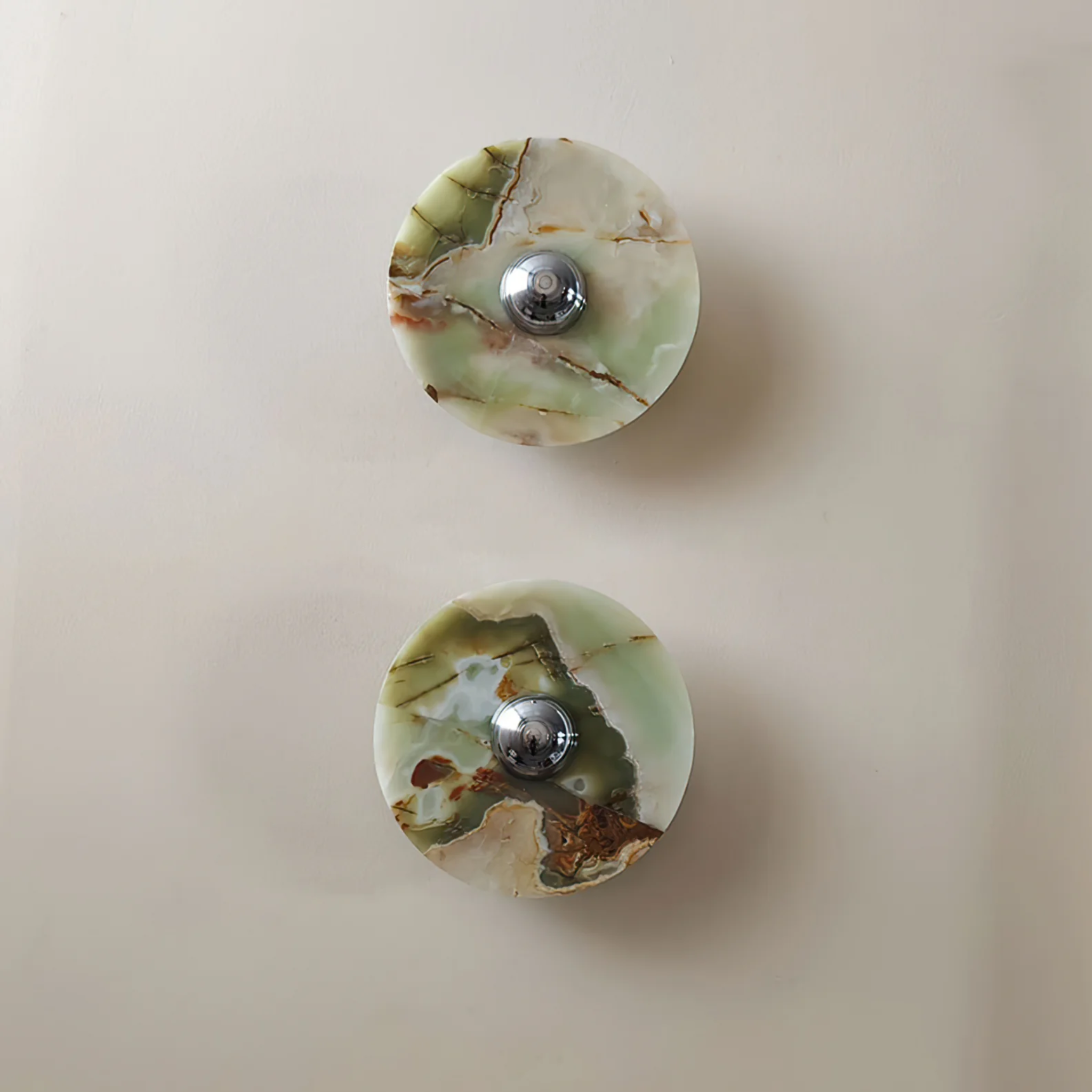 Stenvei Marble Wall Sconce — Warm Nordic Lighting, Light Fixtures, with Frosted Glass