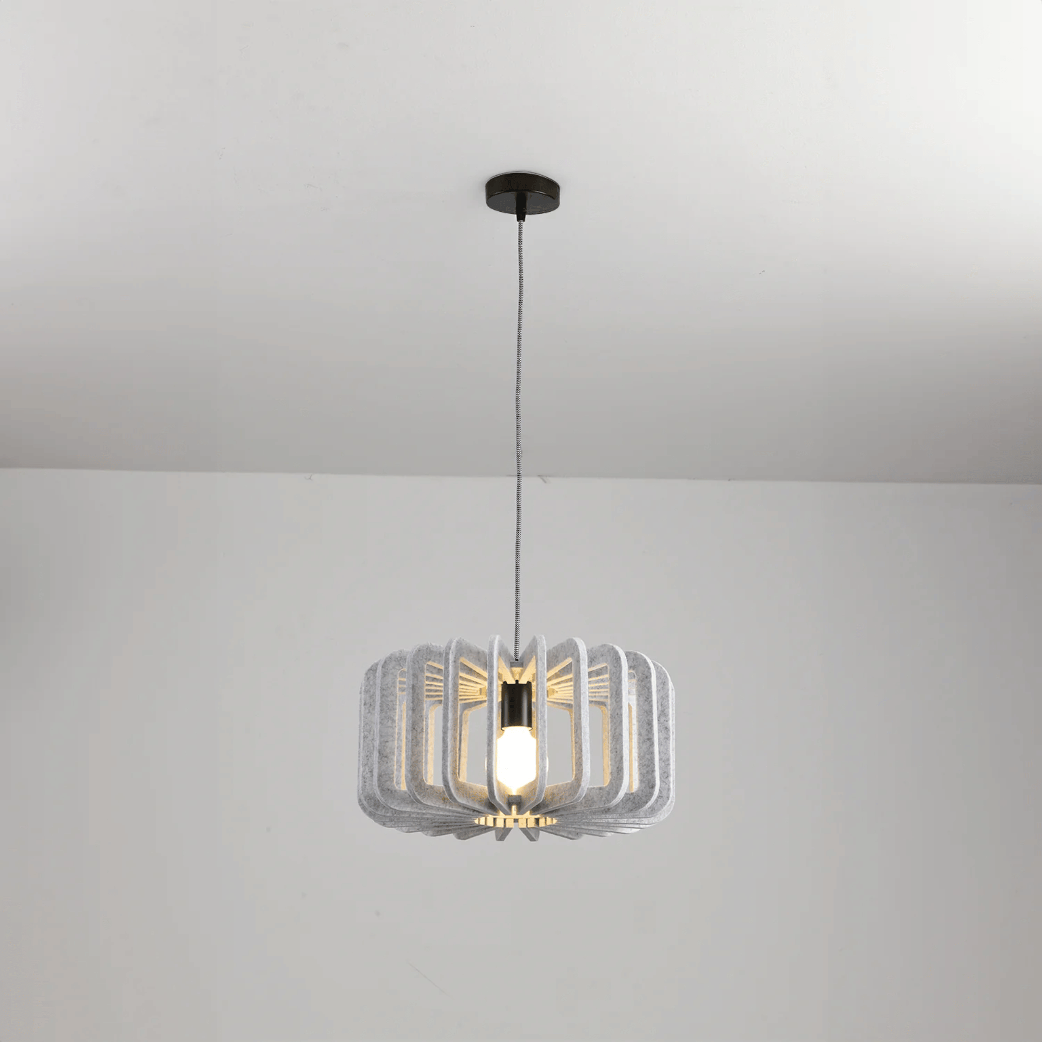 Stilla Acoustic Felt Pendant Light for Modern Spaces, Ceiling Fixtures, Chandelier