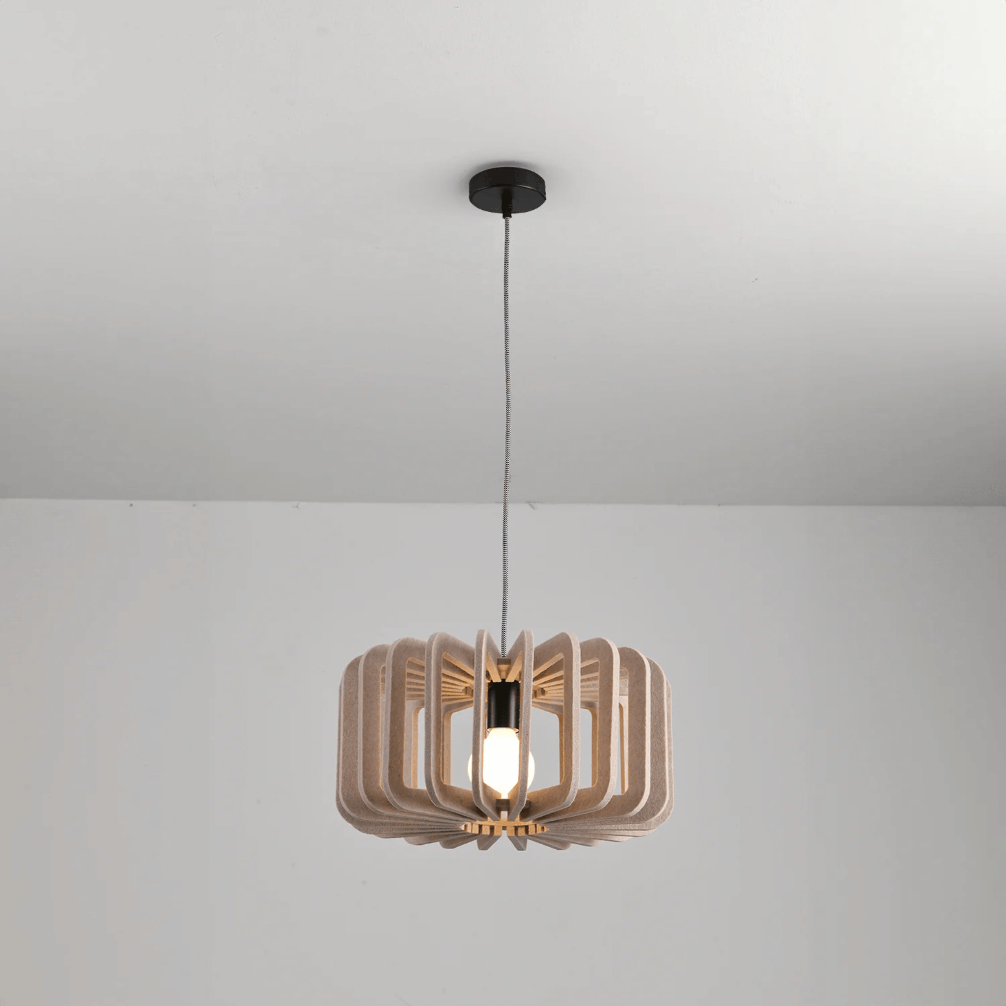 Stilla Acoustic Felt Pendant Light for Modern Spaces, Ceiling Fixtures, Chandelier