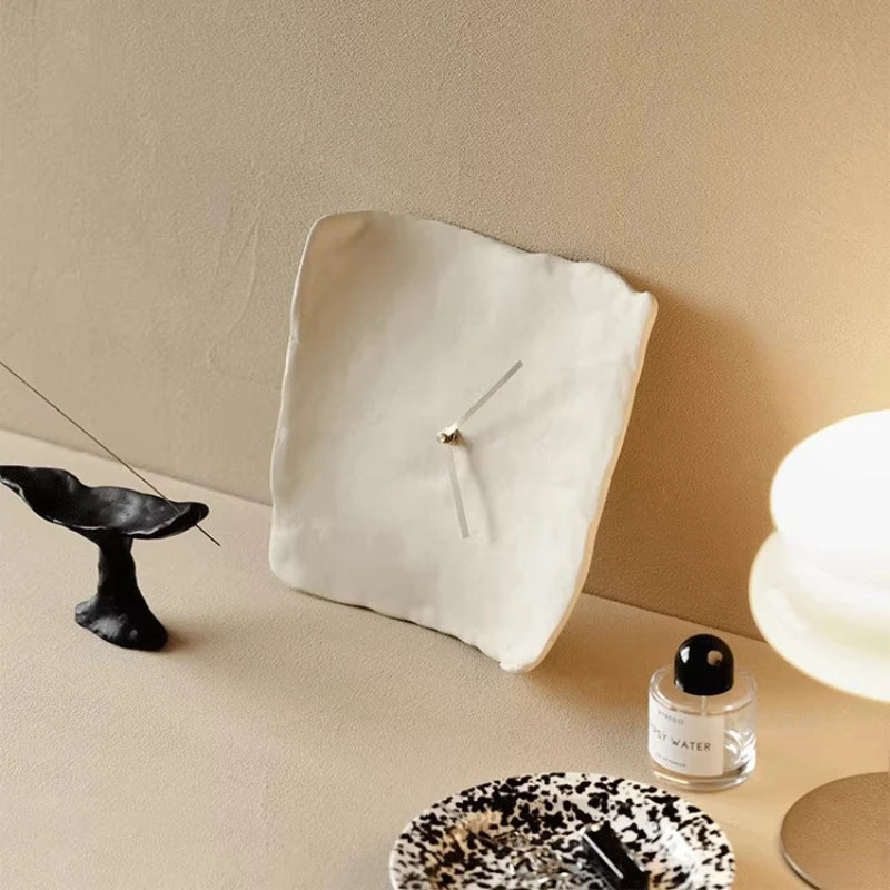 Stilla Handmade Resin Wall Clock Silent Minimalist, Clocks, Nordic