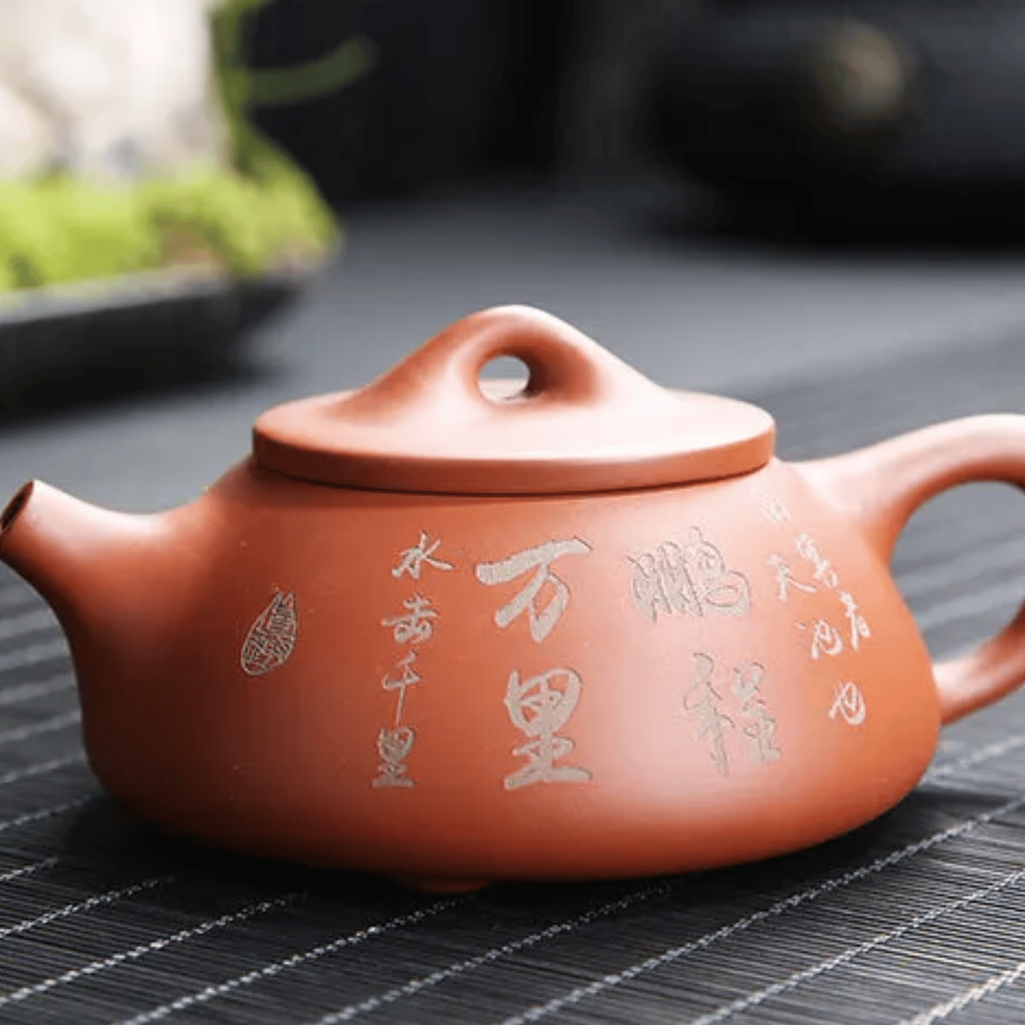 Authentic Zisha Clay Gongfu Tea Set 4 Cups Skonne, Sets, Stillvann Purple Ceremony