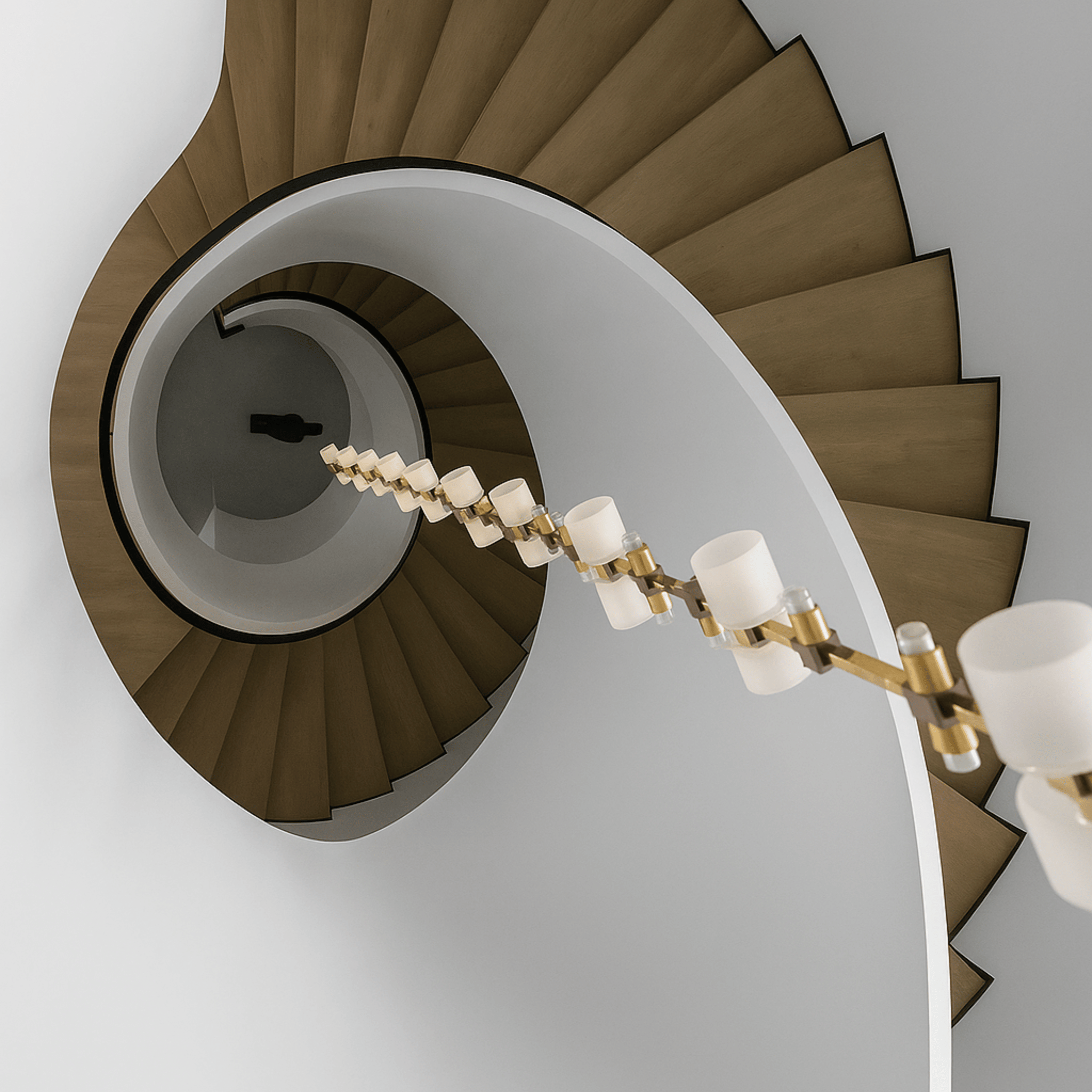 Stralvik Long Pendant Light Modern LED Gold, Ceiling Fixtures, Linear