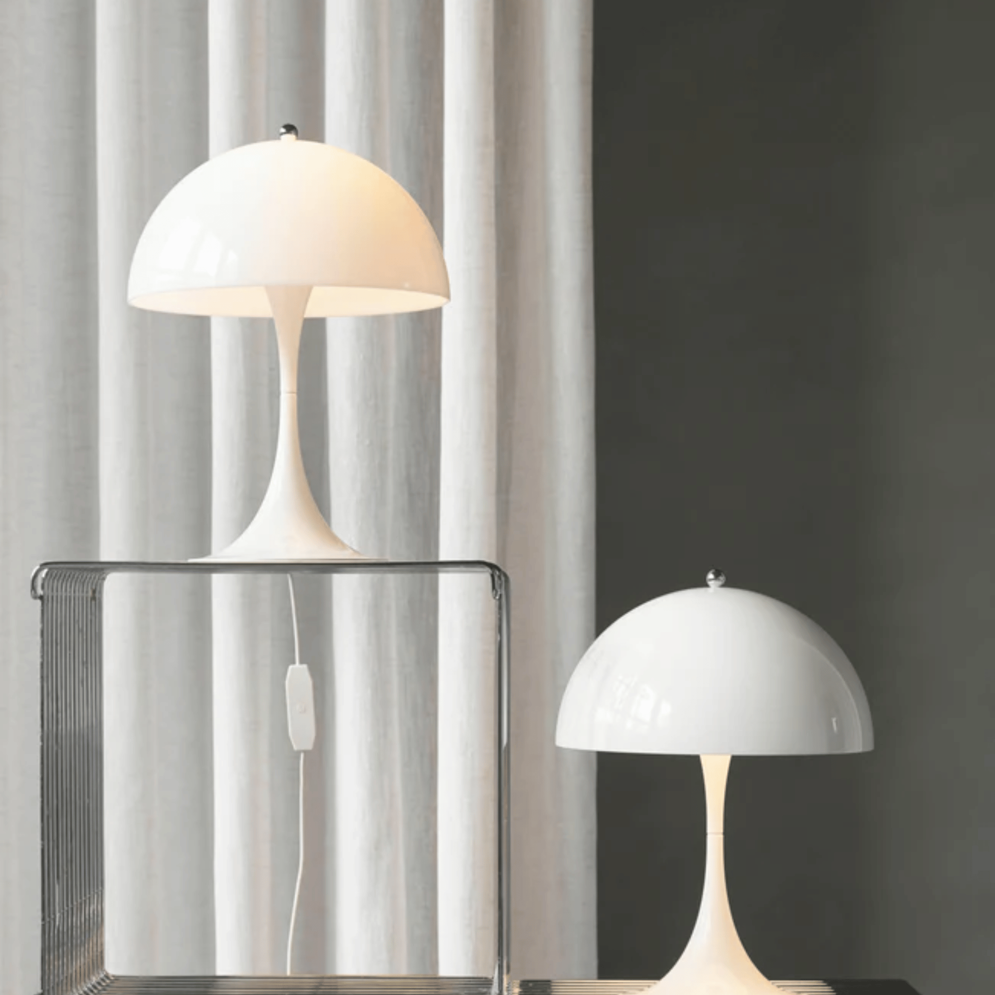 Svampa Retro Mushroom Table Lamp for Ambient Light, Lamps, Iron Acrylic