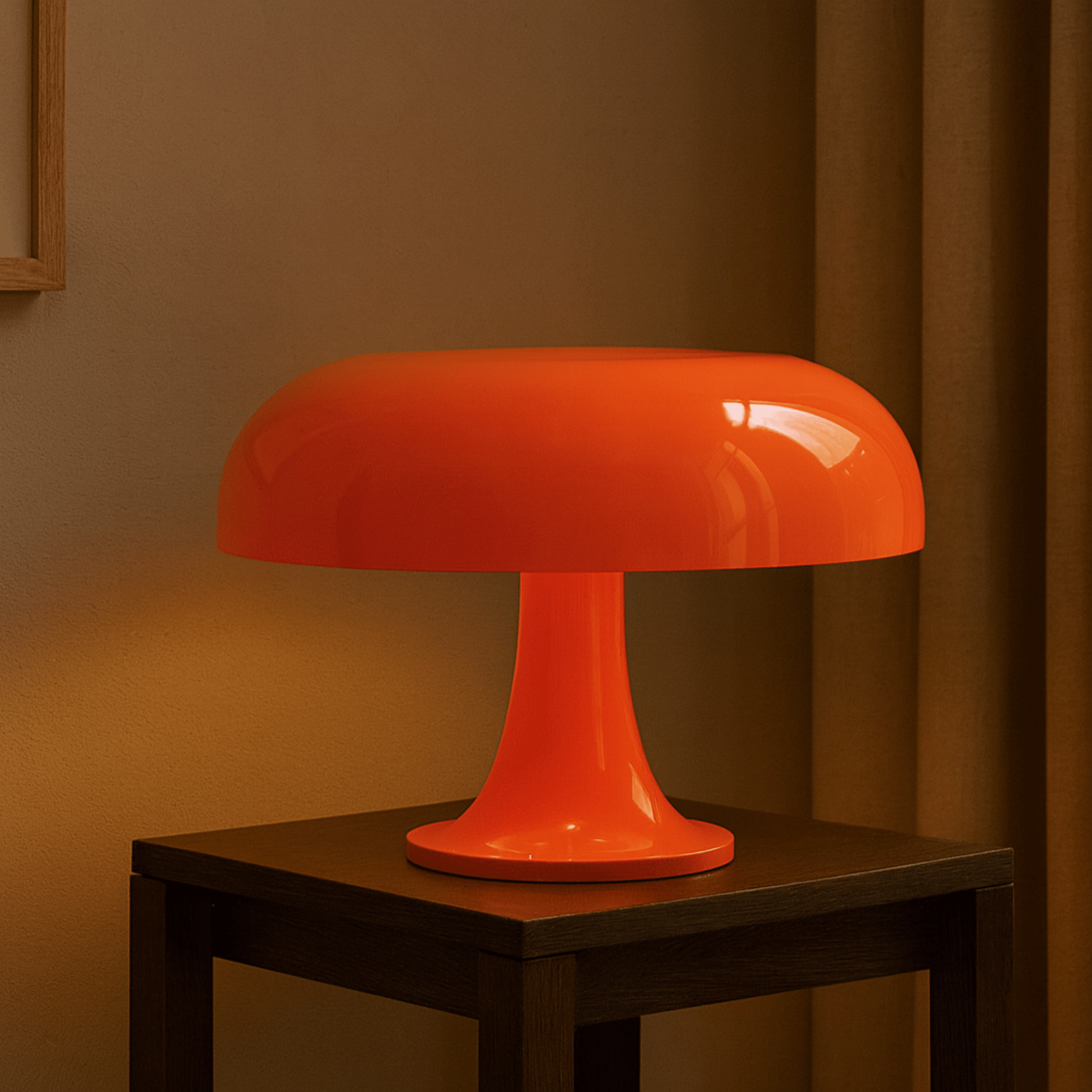 Svampa Retro Mushroom Lamp with Tri-Color Dimming, Orange, Table Lamps, LED