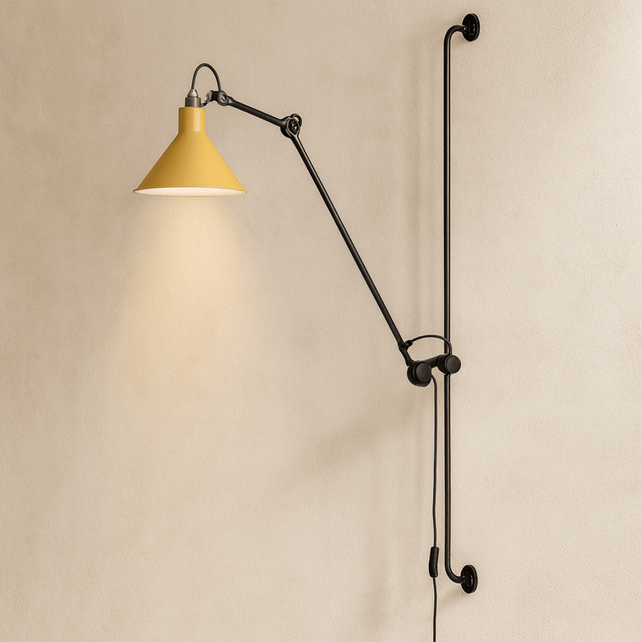 Adjustable Swing Arm LED Wall Sconce | Iron Light, Black / Cold, Fixtures, Svinga