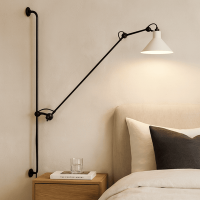 Adjustable Swing Arm LED Wall Sconce | Iron Light, White / Cold, Fixtures, Svinga