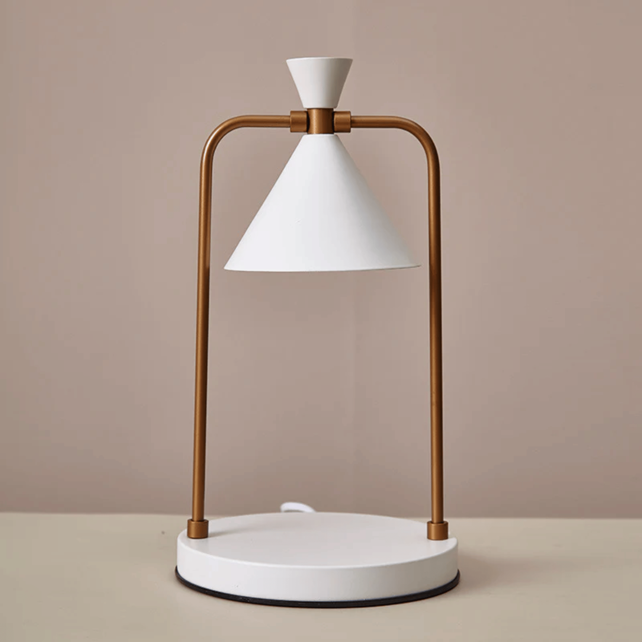 Dimmable Copper Retro Candle Warmer Lamp by Skonne, Table Lamps, Varme