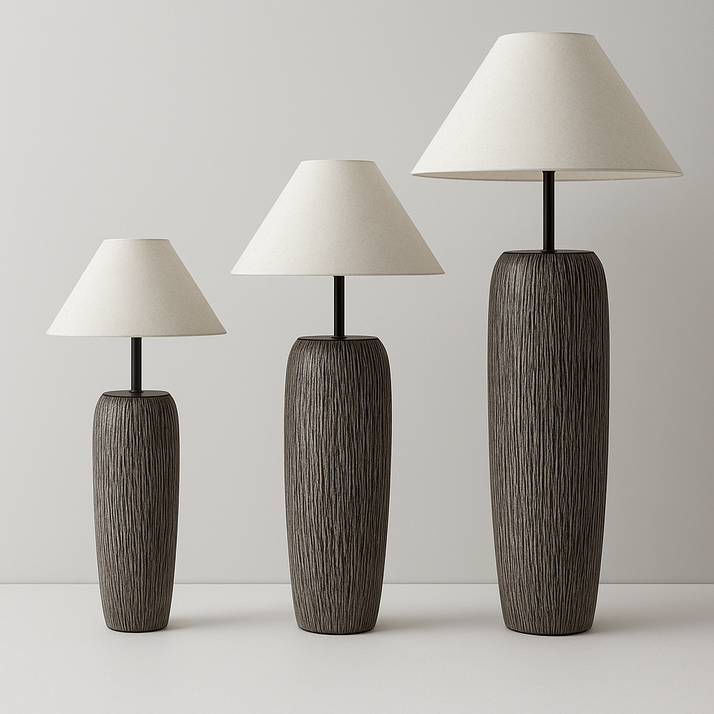 Japanese Ceramic Floor Lamp Vintage Nordic Design, Lamps, Vasten Artisan