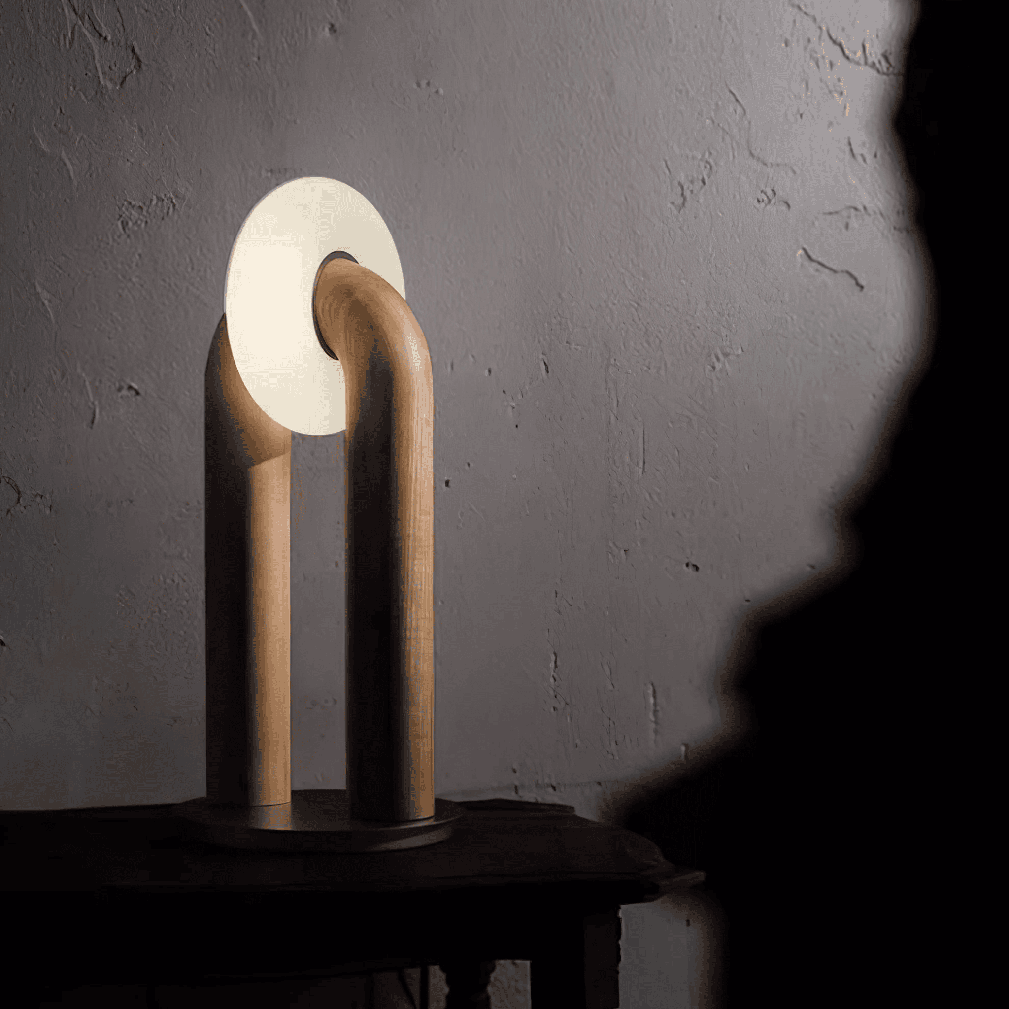 Solid Wood Dimmable Touch Table Lamp - Nordic Style, Lamps, Vedlys Control